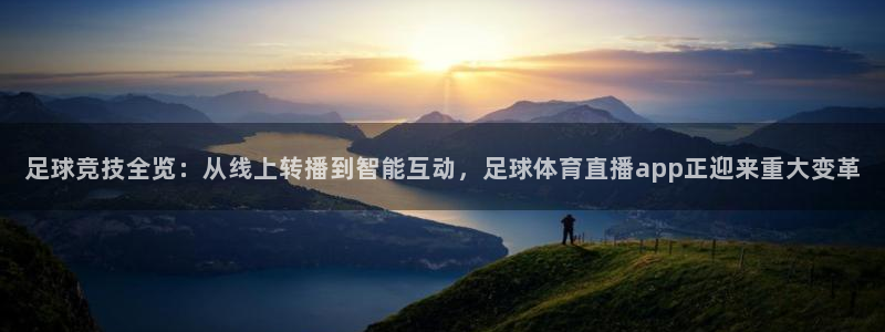 足球竞技全览：从线上转播到智能互动，足球体育直播app正迎来重大变革