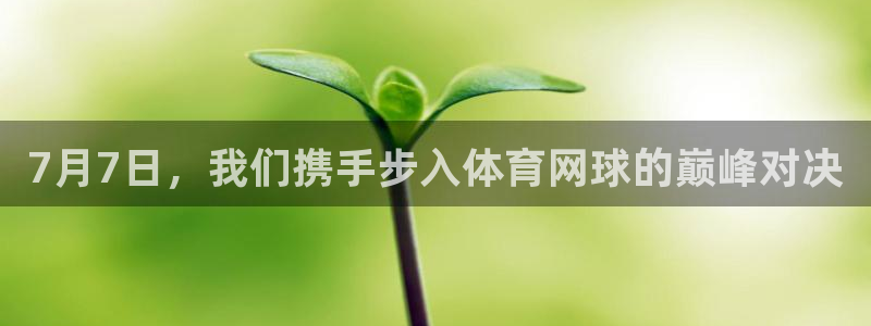 7月7日，我们携手步入体育网球的巅峰对决